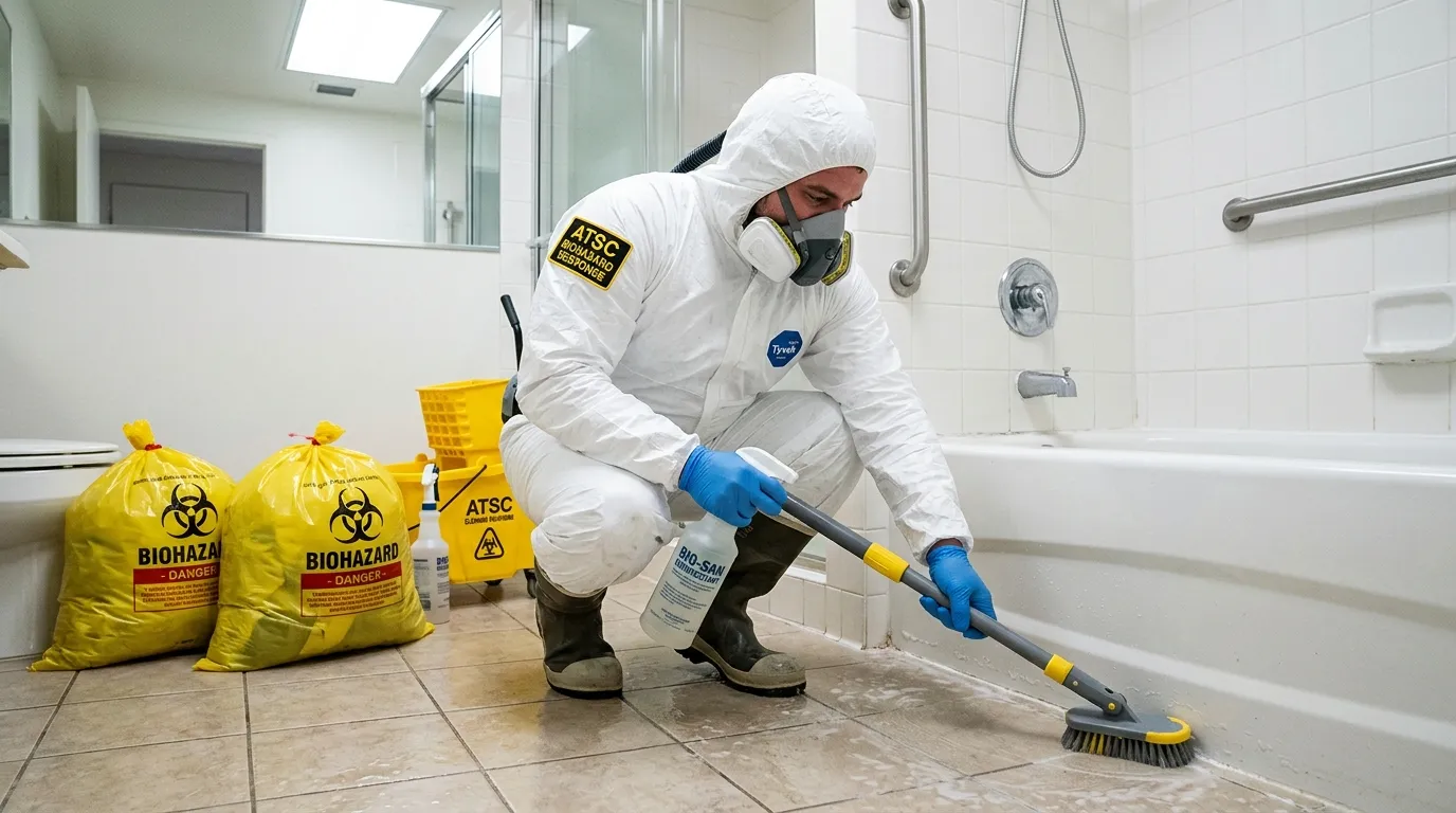 Decontamination equipment deployed for Blood Cleanup in Upper Arlington